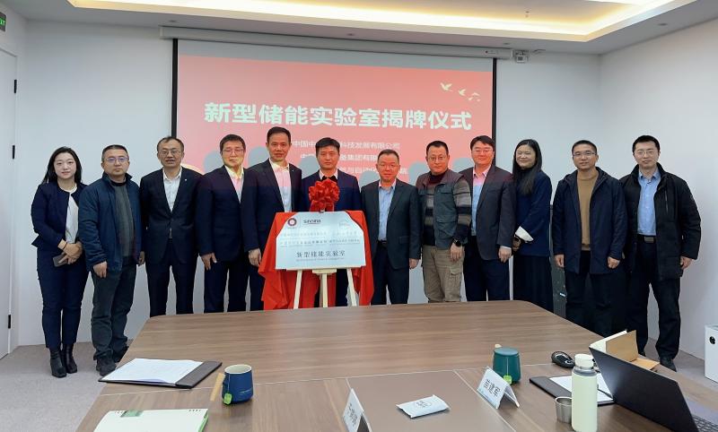 裝備集團(tuán)與中材海外、合肥工業(yè)大學(xué)共建新型儲(chǔ)能實(shí)驗(yàn)室在滬揭牌